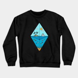 Diamond Landscape Crewneck Sweatshirt